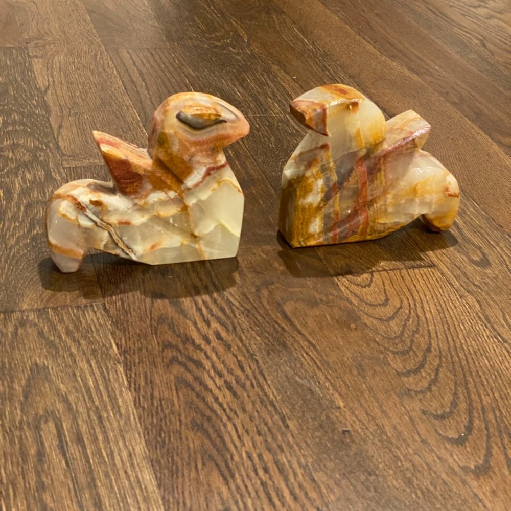 Decorative Marble Bookends